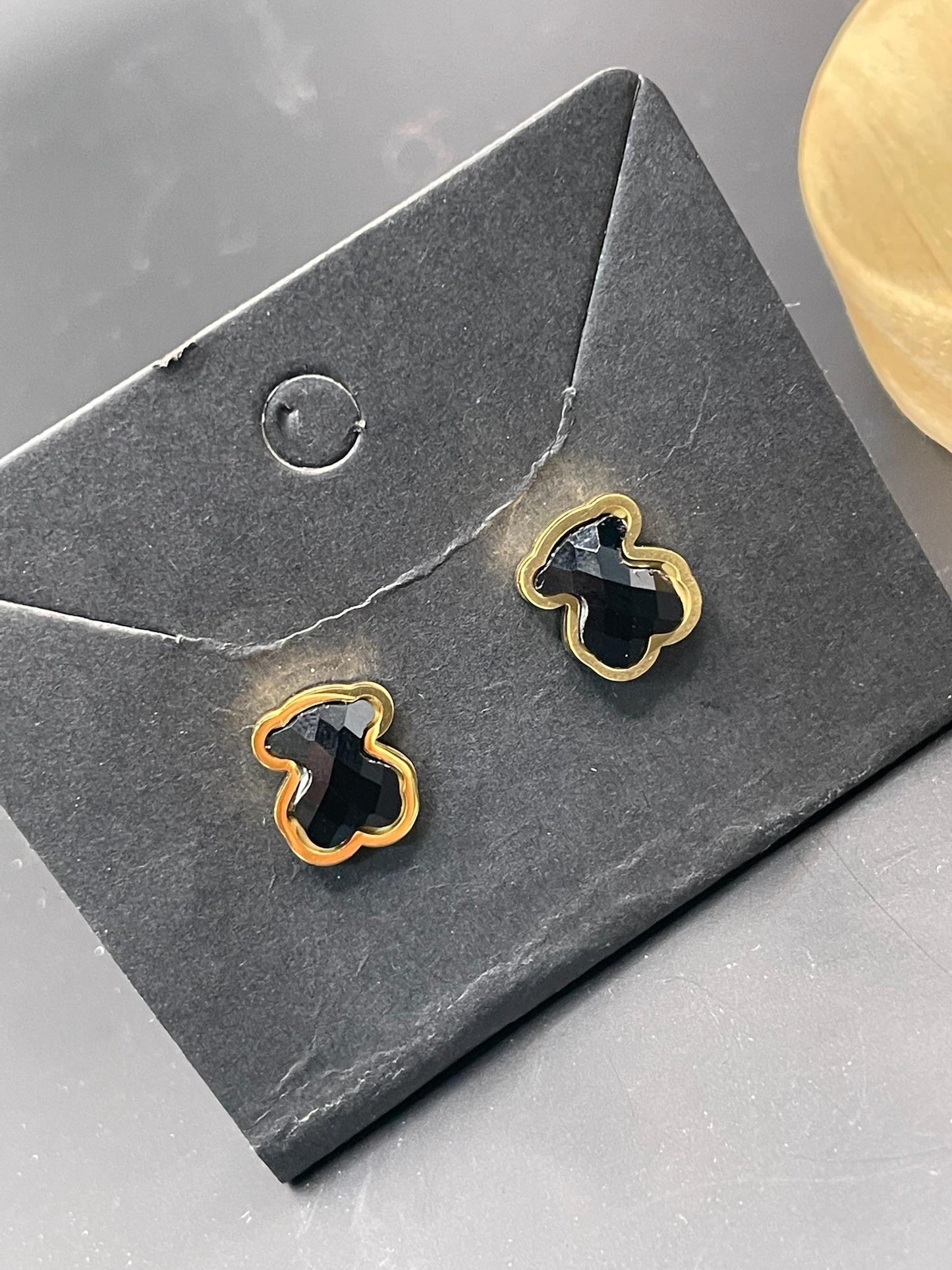 Love me Onyx Gold Collar, Aretes, Anillo y Brazalete