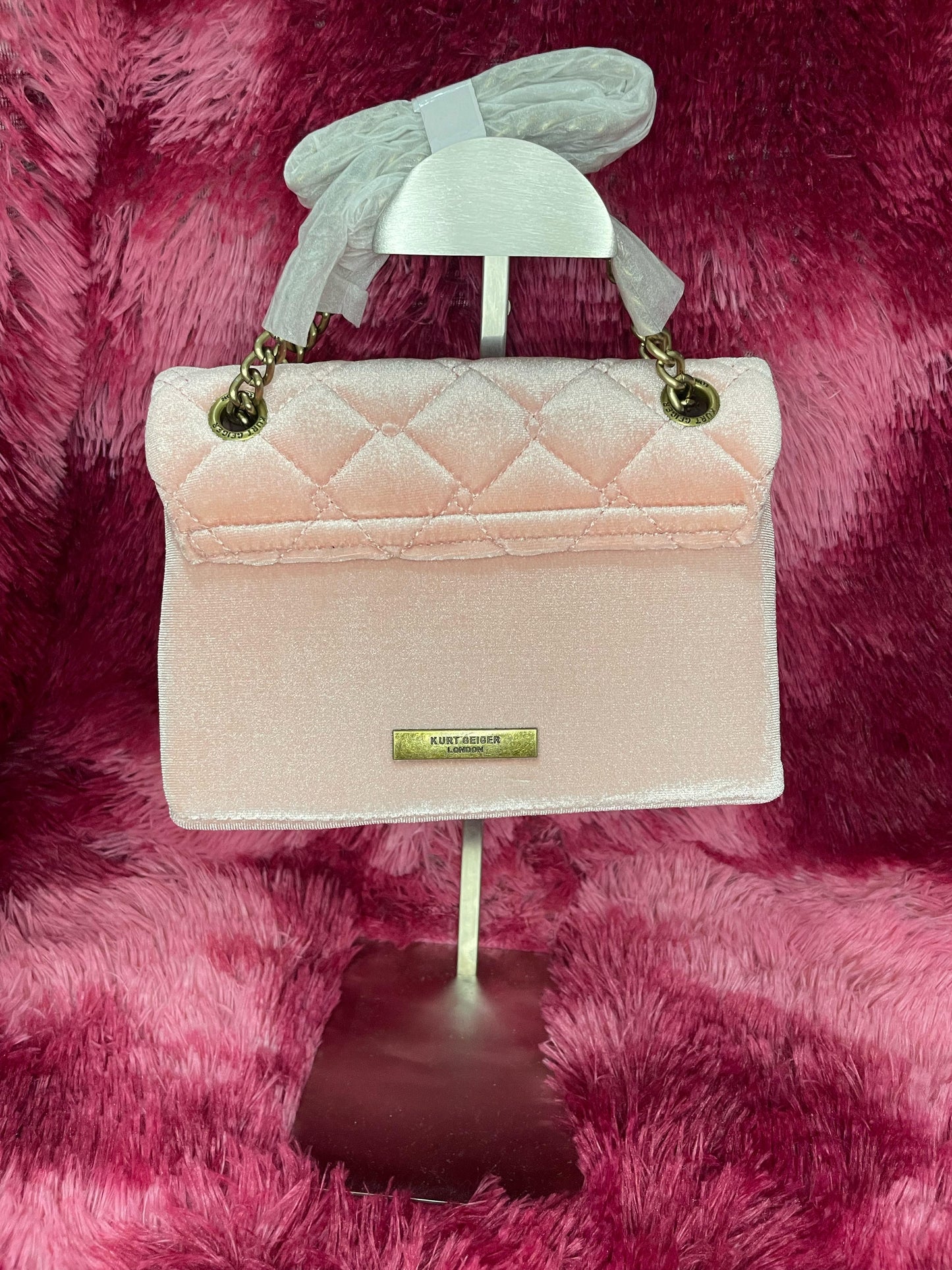 Bolso CrossBody Velvet Kensington Pink
