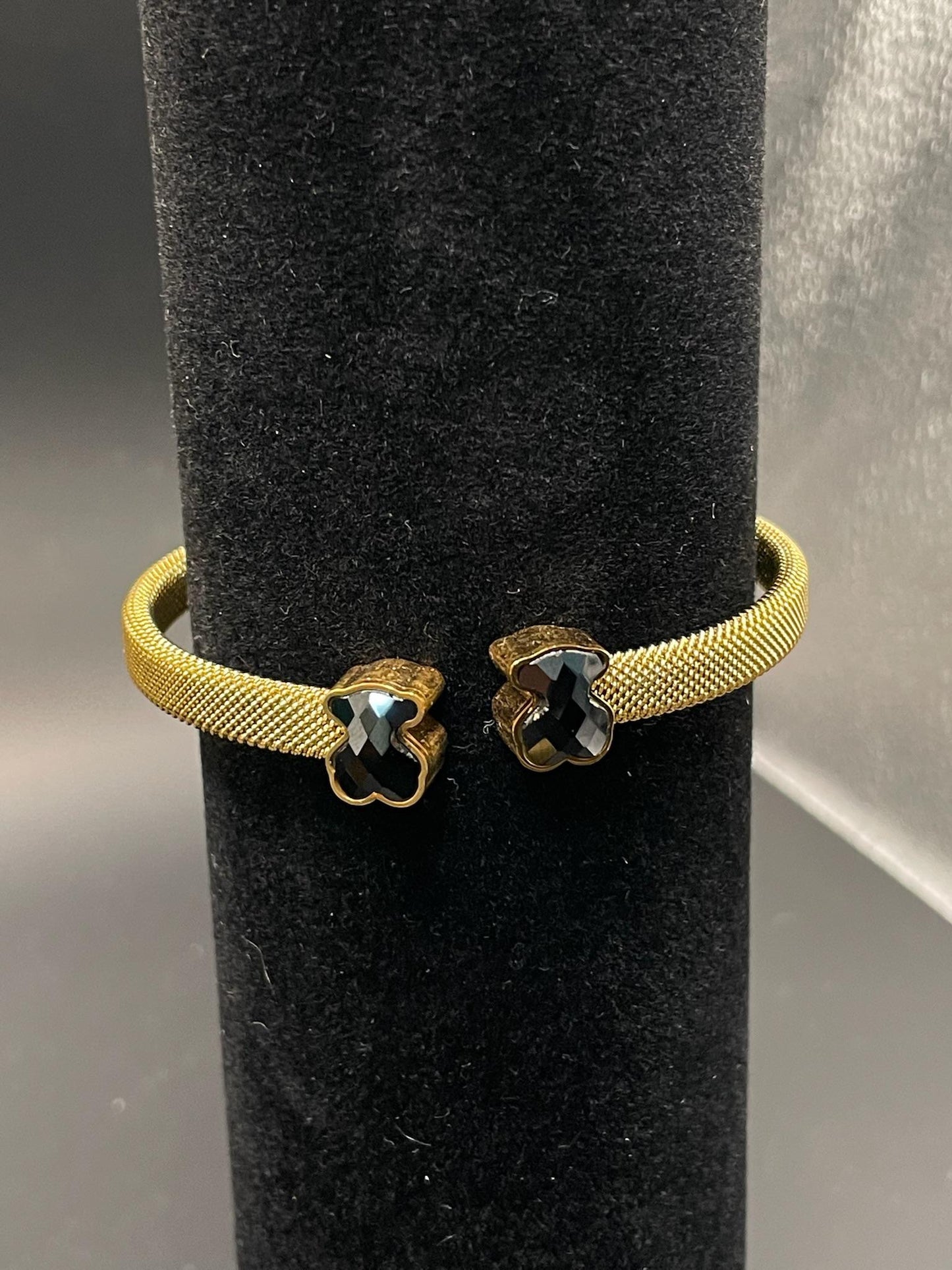 Love me Onyx Gold Collar, Aretes, Anillo y Brazalete