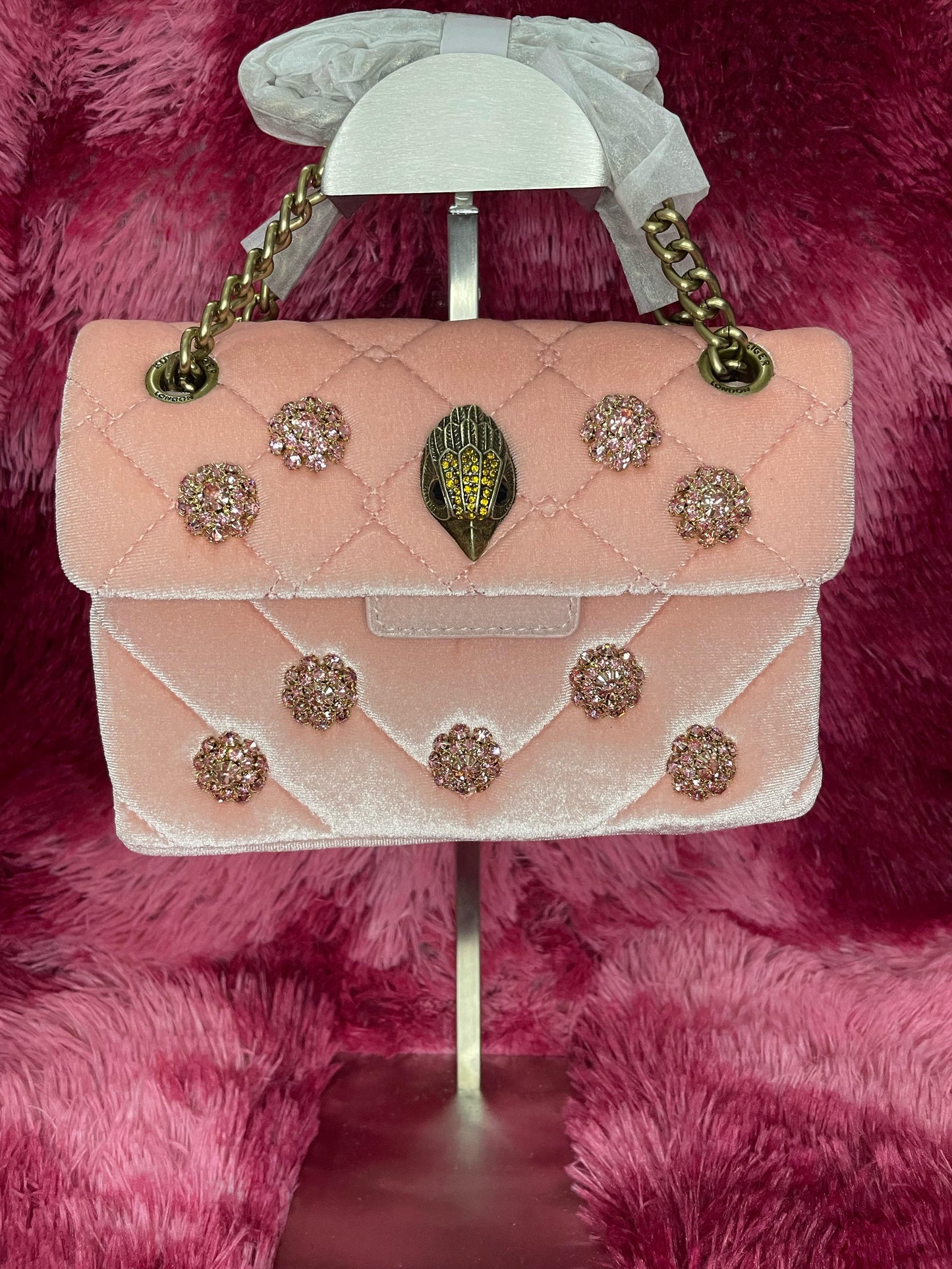 Bolso CrossBody Velvet Kensington Pink