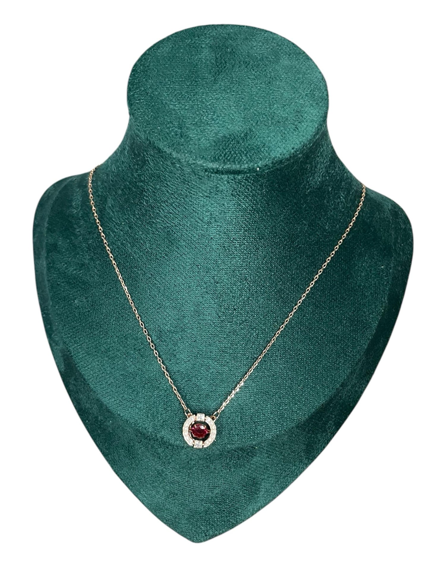 Collar Sparkling Dance Red Rose Gold