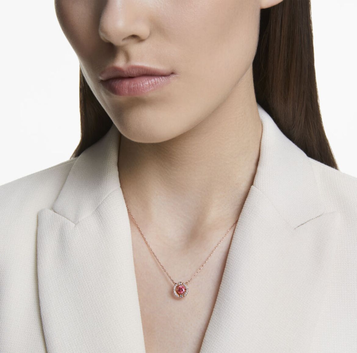 Collar Sparkling Dance Red Rose Gold
