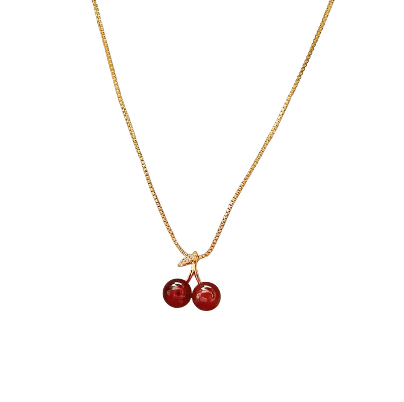 Cherry Necklace & Earrings